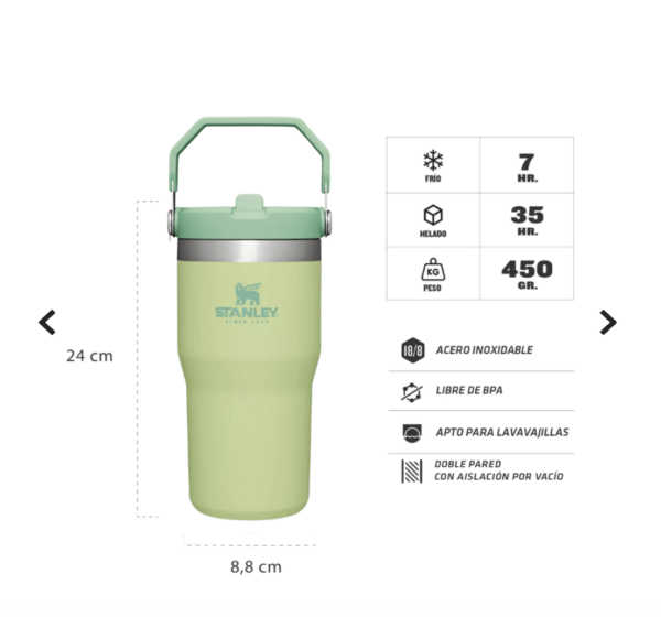 Botella Stanley Flip Straw 591 ml - Imagen 4